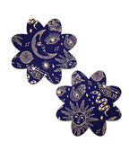 Pastease Midnight Celestial Sun & Moon Petal - Black/White