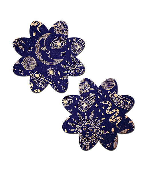 Pastease Midnight Celestial Sun & Moon Petal - Black/White