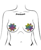 Pastease Cheetah Leopard Print Petal - Rainbow O/S