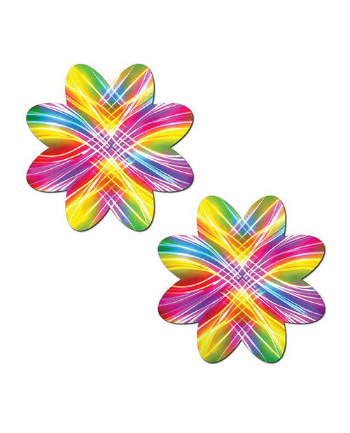Pastease Electric Fractal Laser Petal - Rainbow