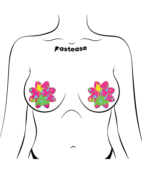Pastease Neon Graffiti Paint Splatter - Pink O/S
