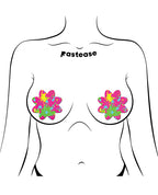 Pastease Neon Graffiti Paint Splatter - Pink O/S
