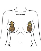 Pastease Premium Glitter Pineapple - Gold