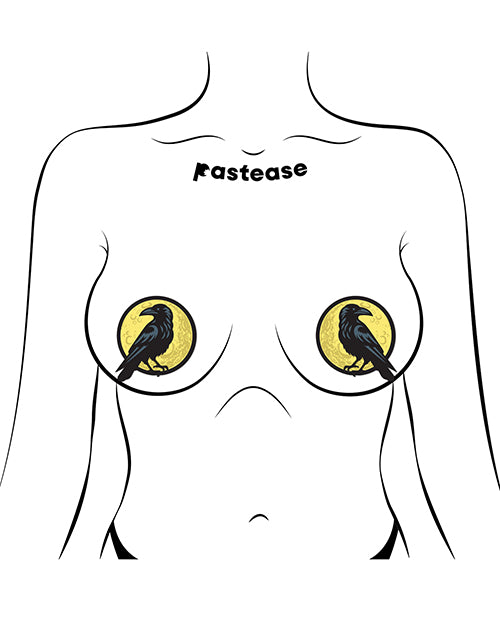 Pastease Raven & Full Moon - Black/Yellow