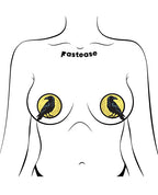Pastease Raven & Full Moon - Black/Yellow