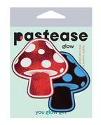 Pastease Premium Shiny Glow in the Dark Shroom - Red/White