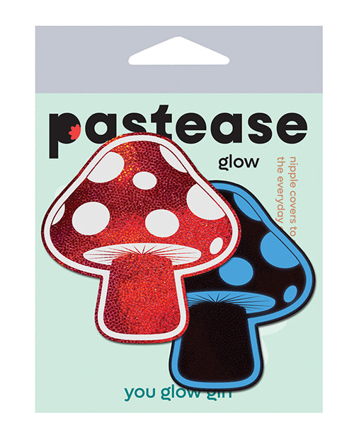 Pastease Premium Shiny Glow in the Dark Shroom - Red/White
