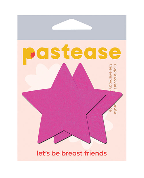 Pastease Basic Star Black Light Reactive - Neon Pink