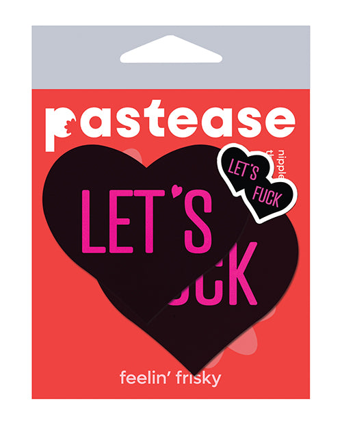 Pastease Let' Fuck Hearts - Black