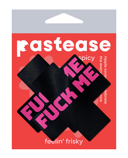 Pastease Fuck Me - Black/Pink