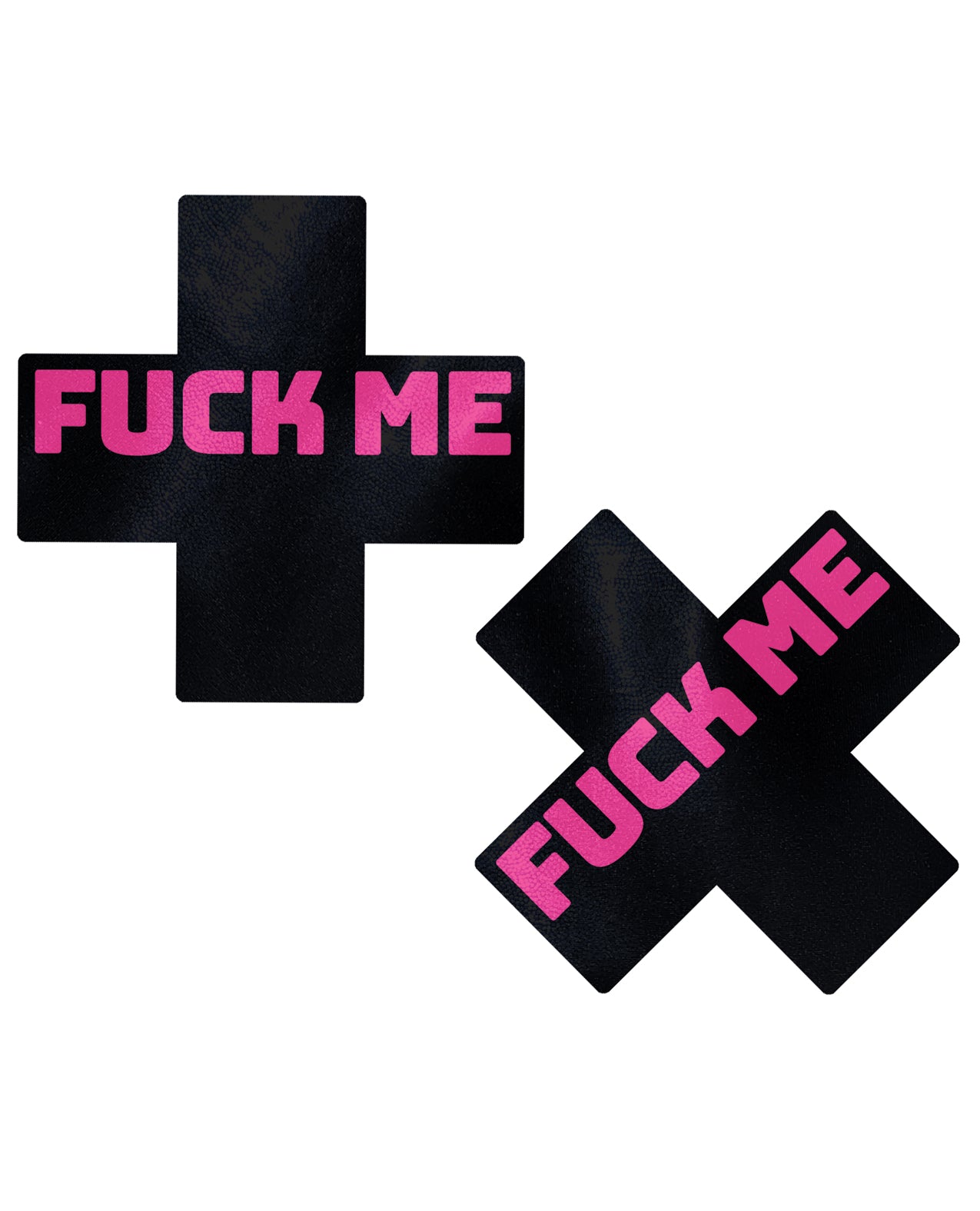 Pastease Fuck Me - Black/Pink
