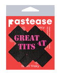Pastease Great Tits Cross - Black/Pink