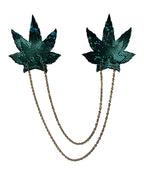 Pastease Chains Disco Weed Leaf - Green