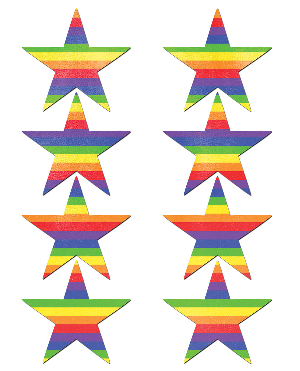 Pastease Mini Rainbow Stars - Pack of 8