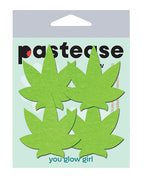 Pastease Petites Leaf - Glow in the Dark Green Pack of 2 Pair