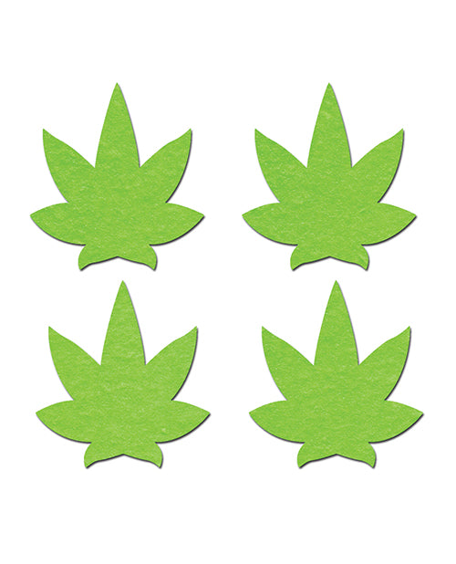 Pastease Petites Leaf - Glow in the Dark Green Pack of 2 Pair