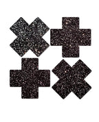 Pastease Premium Petites Sparkle X - Black Pack of 2 Pair