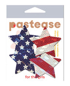 Pastease Premium Petites Glittering Stars & Stripes - Red/White/Blue