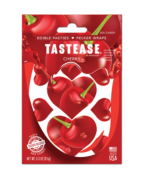 Pastease Tastease Edible Pasties & Pecker Wraps - Cherry