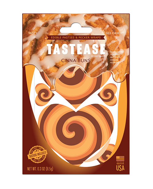 Pastease Tastease Edible Pasties & Pecker Wraps - Cinna - Buns
