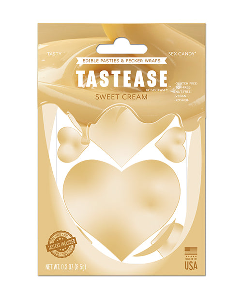 Pastease Tastease TEdible Pasties & Pecker Wraps - Sweet Cream