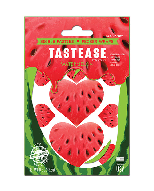 Pastease Tastease Edible Pasties & Pecker Wraps - Watermelon