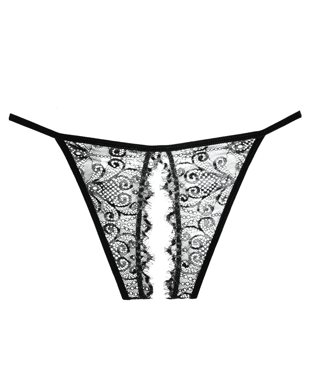 Adore Lace Enchanted Belle Panty Black
