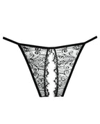 Adore Lace Enchanted Belle Panty Black