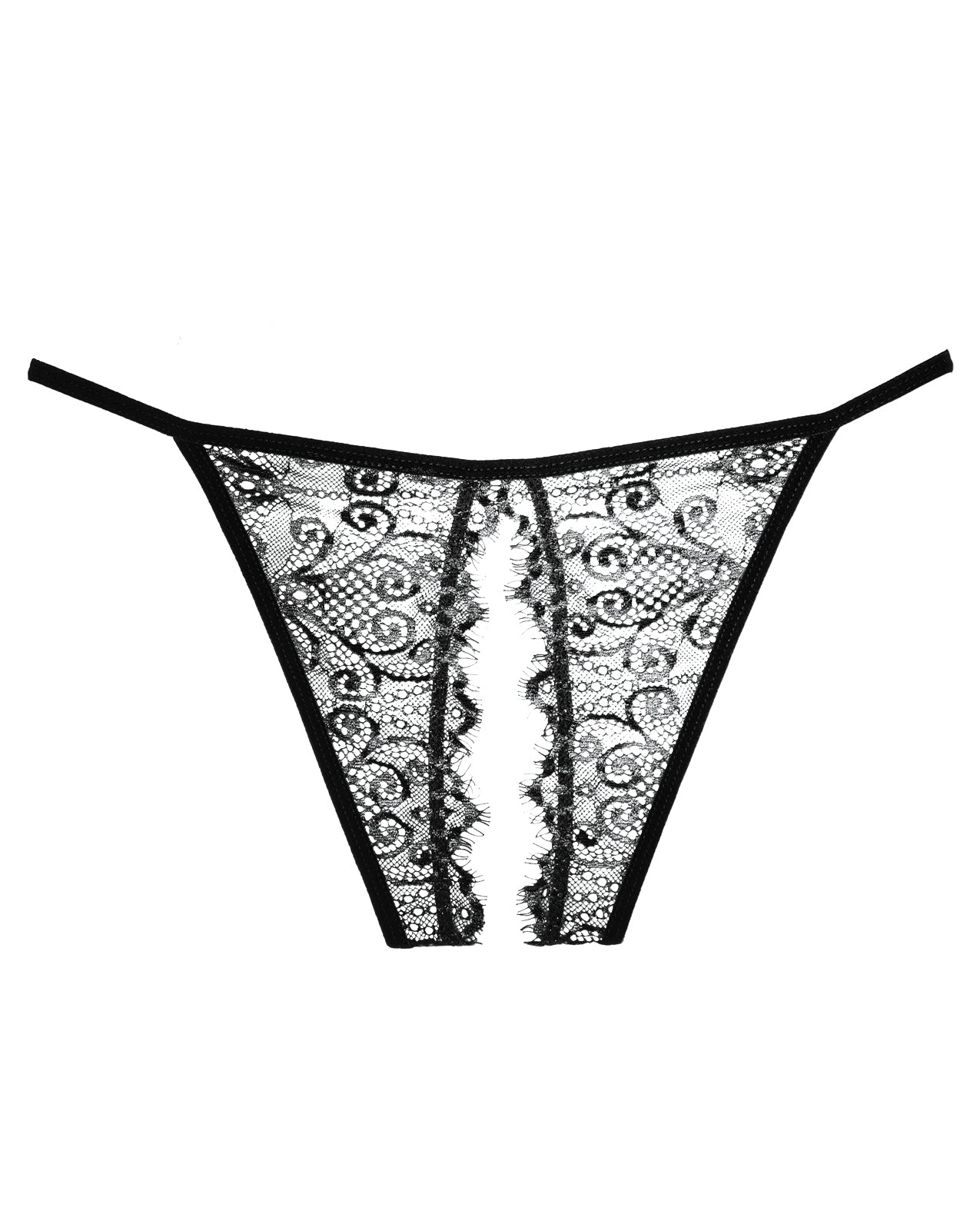Adore Lace Enchanted Belle Panty Black