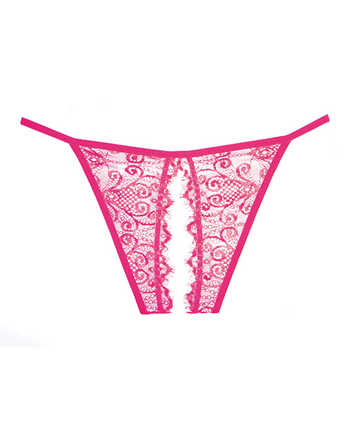 Adore Lace Enchanted Belle Panty Hot Pink