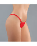 Adore Between the Cheats Wetlook Panty Red