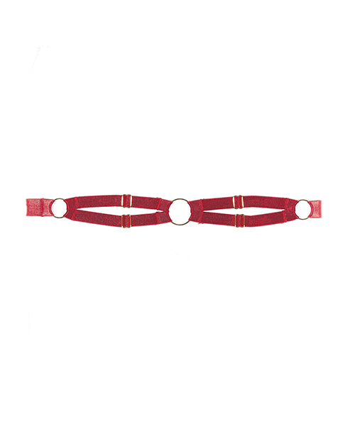 Adore Come With Me Leg Garters Red