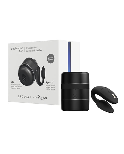 Arcwave Voy / We - Vibe Sync 2 Double the Fun Pair - Black