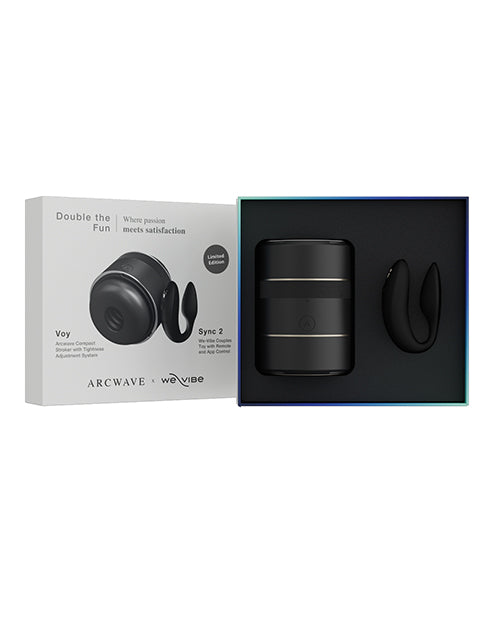 Arcwave Voy / We - Vibe Sync 2 Double the Fun Pair - Black