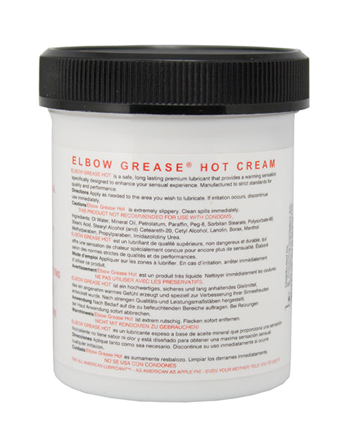 Elbow Grease Hot Cream - Jar