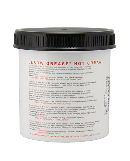 Elbow Grease Hot Cream - Jar