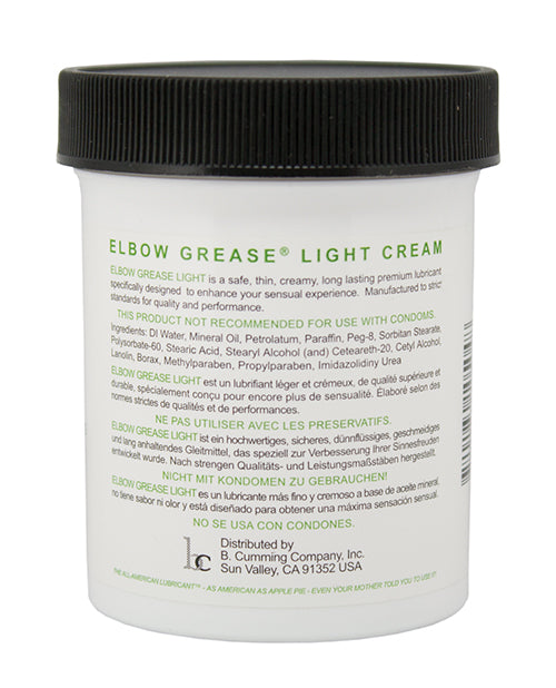 Elbow Grease Light Cream Jar