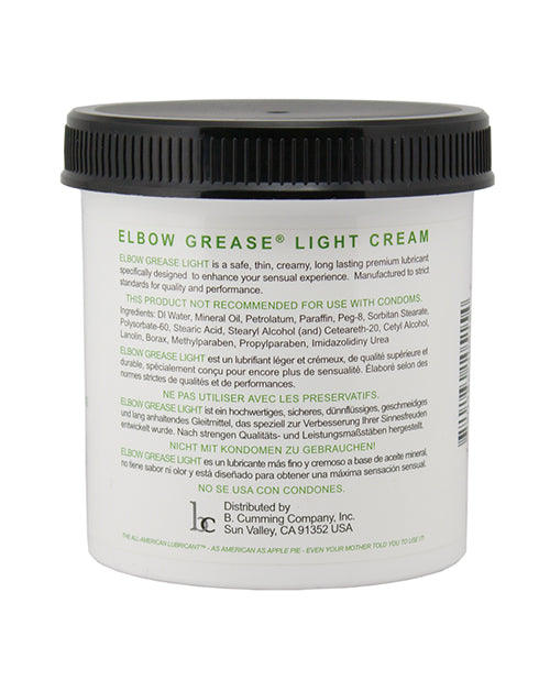 Elbow Grease Light Cream Jar