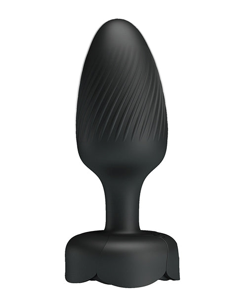 Pretty Love Varian Butt Plug w/Multi Color Bottom Light - Black