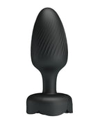 Pretty Love Varian Butt Plug w/Multi Color Bottom Light - Black