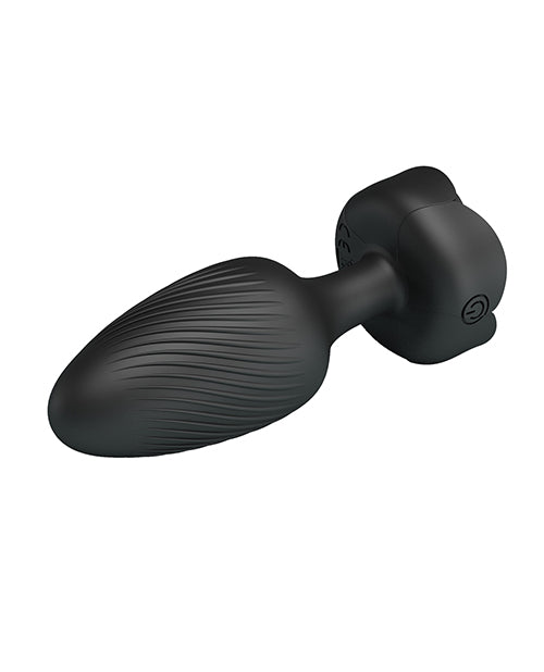 Pretty Love Varian Butt Plug w/Multi Color Bottom Light - Black