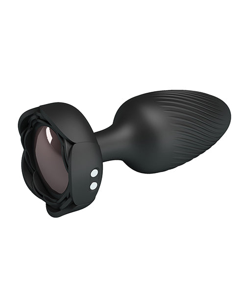 Pretty Love Varian Butt Plug w/Multi Color Bottom Light - Black