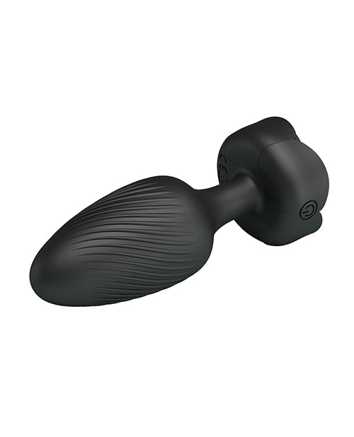Pretty Love Osborn Butt Plug w/Multi Color Bottom Light - Black