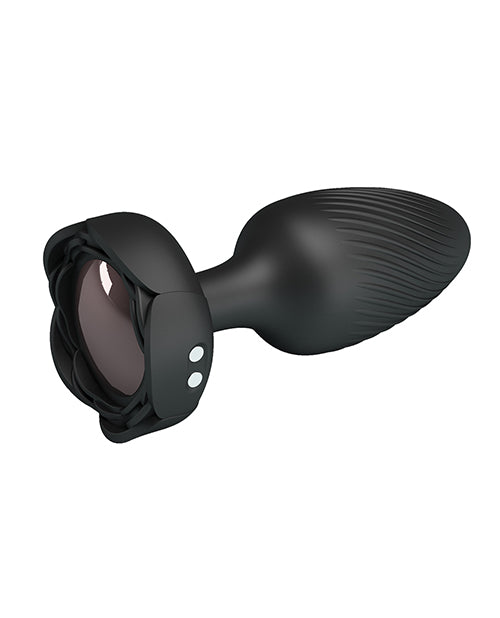 Pretty Love Osborn Butt Plug w/Multi Color Bottom Light - Black