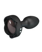 Pretty Love Olman Butt Plug w/Multi Color Bottom Light - Black