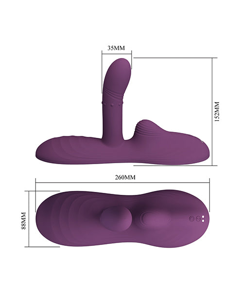 Pretty Love Remote Controlled Vibe Pad Luka - Purple