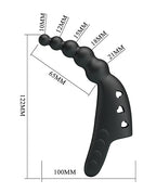 Pretty Love Jordin Beaded Finger Vibe - Black
