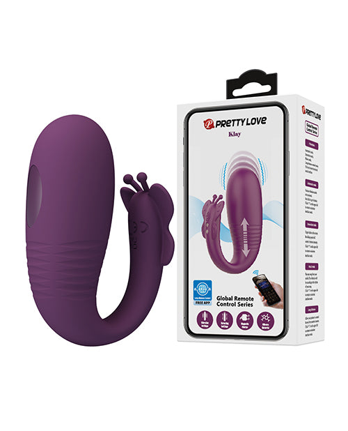 Pretty Love Klay App - Enabled Thrusting Hands - Free Vibrator - Purple