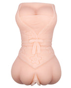 Crazy Bull No Lube Vagina Masturbator Sleeve - Ivory