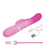 Pretty Love Shima Vertical & Horizontal Beads Rabbit - Pink